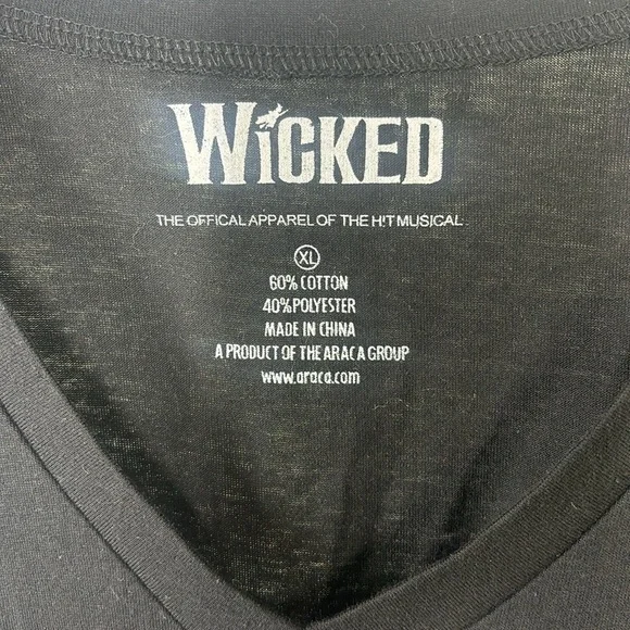 Wicked official merchandise short sleeve slim fit v neck shirt - Picture 4 of 6